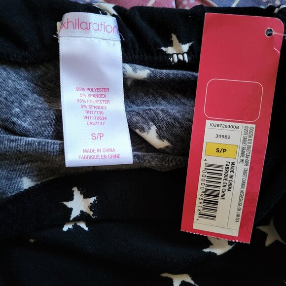 *NEW* XHILARATION Black and White Star Pencil Skirt Size Small - Picture 4 of 4